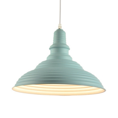 Macaron Blue/Green/Pink Suspension Light Double Bubble 1 Light Metal Hanging Light for Kitchen