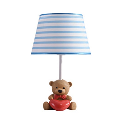 Toy Bear Babyroom LED Desk Light Eye-Caring Resin 1 Light Animal Dimmable Study Light