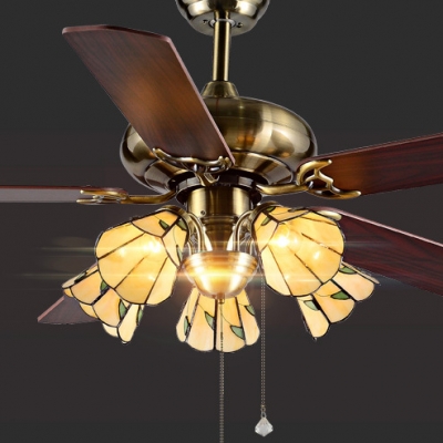 Fashion Style Ceiling Fans Rustic Tiffany Lights Beautifulhalo Com