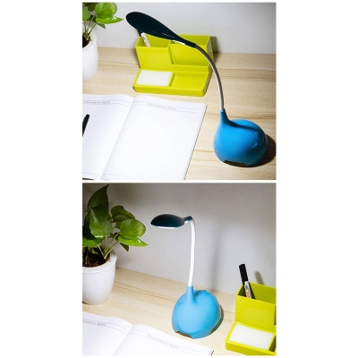 Blue/Pink/White Elephant Desk Lamp 3 Lighting Modes Cute LED Reading Light for Child Bedroom
