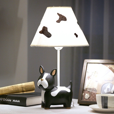French Bulldog/Alaskan Malamute Reading Light Resin 1 Light Animal LED Desk Light for Bedroom