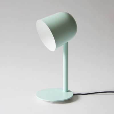 1 Light Dome Desk Light Modern Plug In Macaron Colored LED Study Light for Dormitory Bedroom