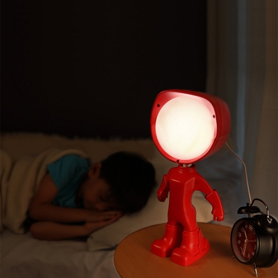 Industrial Robot Desk Light Metal Touch Switch Eye-Caring Study Light for Child Bedroom