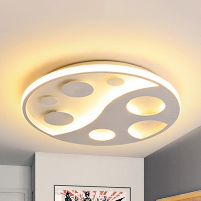 Acrylic Small Dots Flush Mount Light Modern Style Warm/White Lighting LED Ceiling Lamp for Corridor