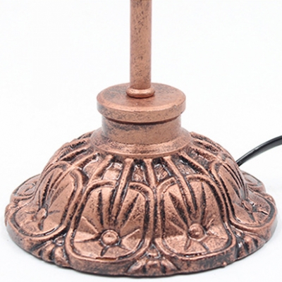 Cylinder/Dome Restaurant Desk Light Metal 1 Light Moroccan Style Table Lamp with Colorful Beads