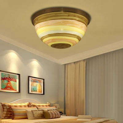 Nursing Room Planet Flush Mount Light Acrylic Contemporary Creative LED Ceiling Lamp