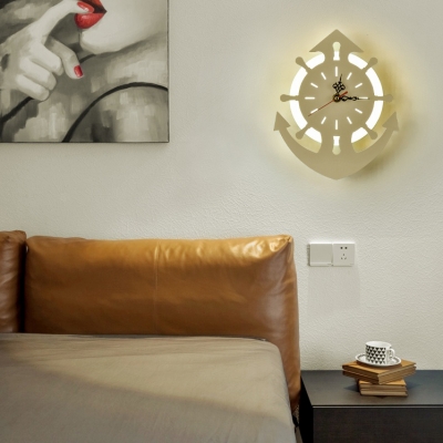 Anchor/Car/Helicopter Wall Light Lovely Acrylic LED Sconce Light with Warm Lighting for Hallway