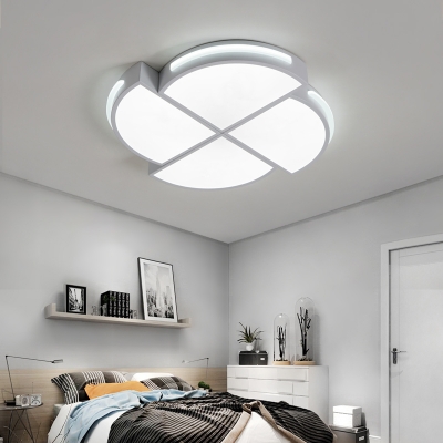 Windmill Shaped Flush Mount Light Creative Modern Acrylic Warm/White Lighting Ceiling Lamp for Child Bedroom