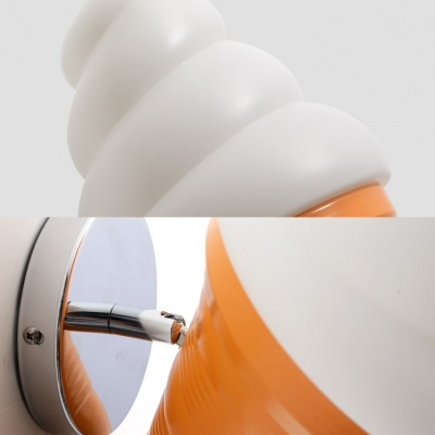 Kindergarten Ice Cream Cone Wall Light Acrylic Warm Lighting Wall Lamp