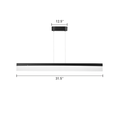 Linear LED Flat Suspension 31.5''