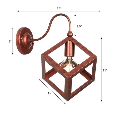 Bell Shape Sconce Wall Lighting Industrial Retro Metal Single Light Wall Sconce Lights for Foyer
