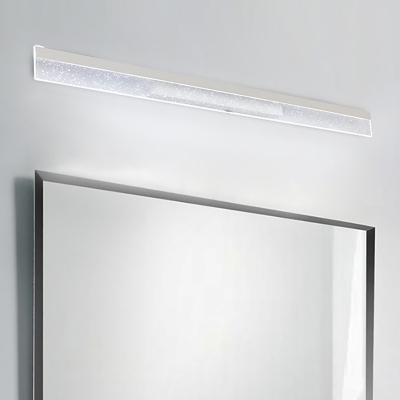 Ultra Thin Vanity Light with Bubble Acrylic Shade LED Modern Wall Mount Light for Bathroom