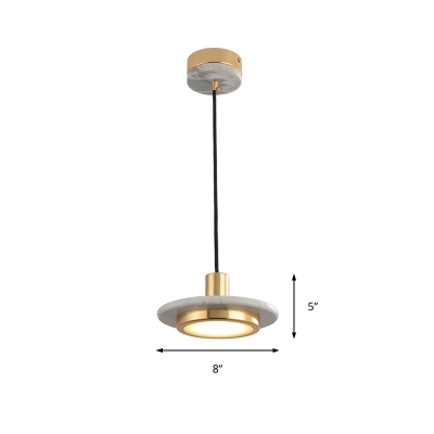 Mable Mini Pendant Lighting Nordic Style Single Head Decorative Hanging Light in Gold