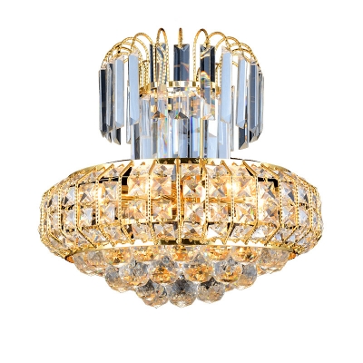 Unique Crystal Fringe Pendant Chandelier Modern Large Crystal Ball Chandelier Light for Living Room