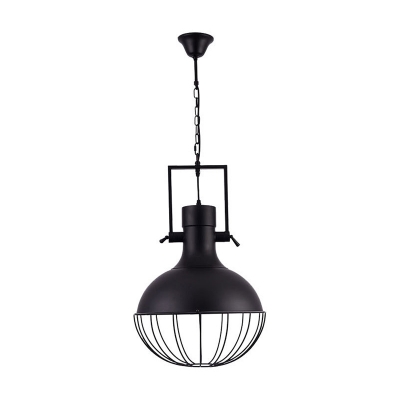 Bowl Pendant Ceiling Lights Industrial-Style Metal 1 Light Hanging Lamps for Coffee Shop and Restaurant