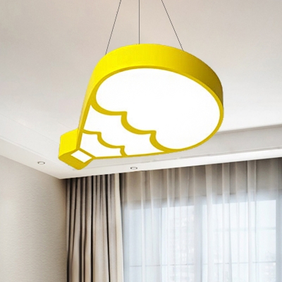Hot Air Ballon Ceiling Light Modern Kids Metal Led Flush Ceiling Lamp with Acrylic Diffuser