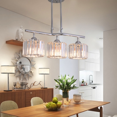 Crystal Fringe Ceiling Light Transitional Metal Ceiling Pendant Lights Over Kitchen Island Beautifulhalo Com