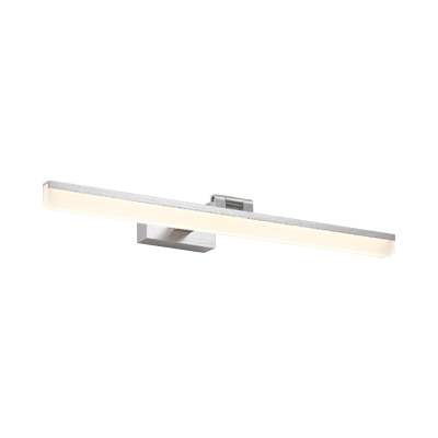 Modern Swing Arm Wall Light Fixture Acrylic Led Vanity Mirror Light for Bathroom