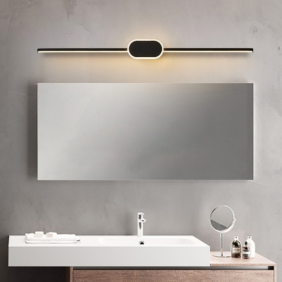 Minimalist Slim Wall Lighting Metal Integrated Led Indoor Vanity Light for Bathroom