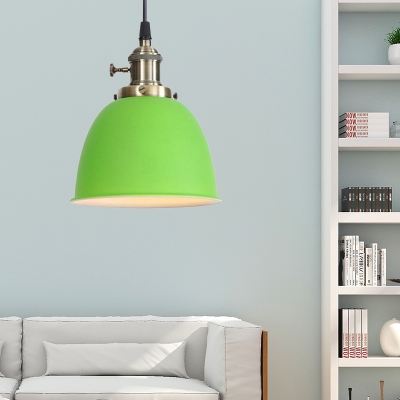 Modern Industrial Pendant Ceiling Lights Metal Single-Bulb Hanging Pendant Light for Kitchen Dining