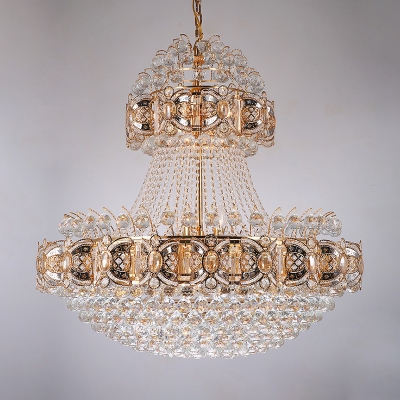 Sparkling Large Pendant Chandelier for Kitchen Dining, Contemporary Crystal Ball Creative Hanging Lights