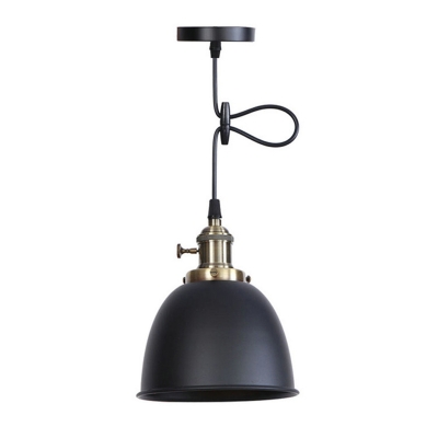 Modern Industrial Pendant Ceiling Lights Metal Single-Bulb Hanging Pendant Light for Kitchen Dining