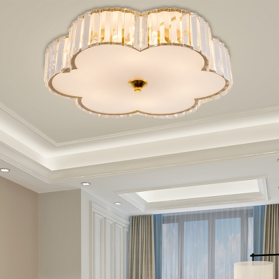 modern gold flush mount ceiling light