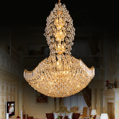 Large Crystal Ball Hanging Pendant, Large Ball Crystal Chandelier
