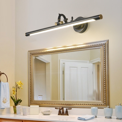 Rotatable Linear Vanity Mirror Light, Antique Vintage Bathroom Mirror