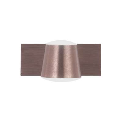 Copper Cone Wall Lighting with Metal Shade 1/2/3 Lights Vintage Led Bathroom Lighting in Warm/White Light