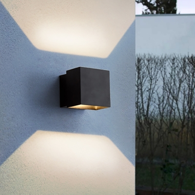 Angle Adjustable Cube Wall Mounted, Exterior Wall Mounted Spotlights