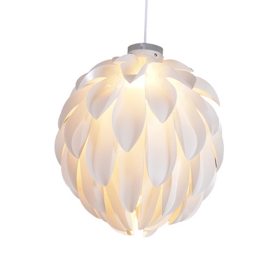 Feather-Like Pendant Lamp with Acrylic Shade Nordic Style 16