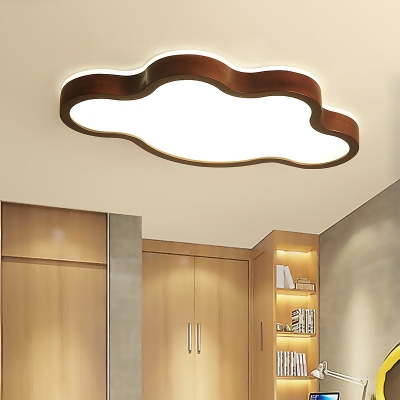 Acrylic Cloud Flush Mount Lamp Modernist 19.5