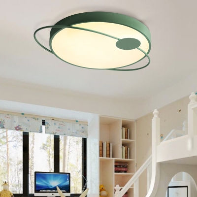 Acrylic Circular Ceiling Mounted Light Nordic 18