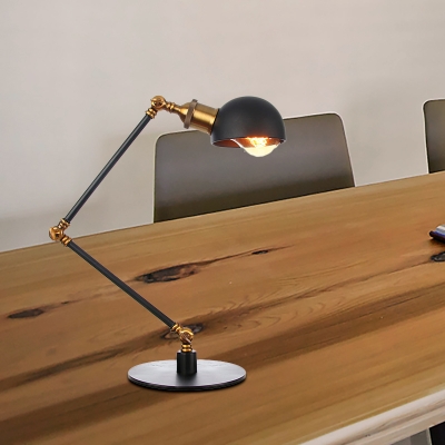 1 Light Dining Room Table Lighting Industrial Style Black/Brass Finish 4