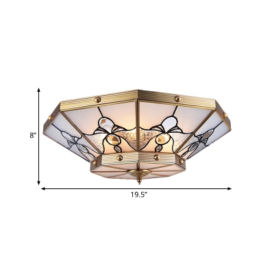 Colonialism Cone Ceiling Mounted Light 16
