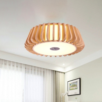 Nordic Style Circular Flush Lighting 3 Bulbs 19.5