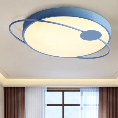 Acrylic Circular Ceiling Mounted Light Nordic 18