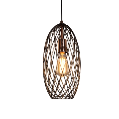 Metal Wire Mesh Ceiling Lamp Industrial Stylish 7