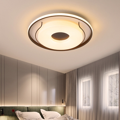 Round Acrylic Ceiling Lamp Modern White 16