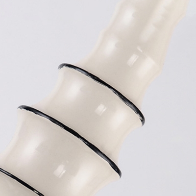 White 3/5/6 Bulbs Chandelier Pendant Light Tiffany Crackle Glass Bowl-Shaped Suspension Lighting Fixture