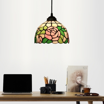 Light Suspension Blossom, Stained Glass Table Lamp Kit