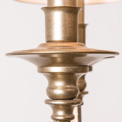 Candle/Cone Chandelier Lamp Modernist Metal 3 Bulbs Brass Hanging Light Fixture with/without Shade