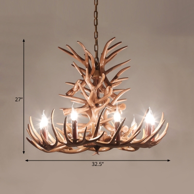 Antler Ceiling Chandelier Farmhouse 9 Heads 23