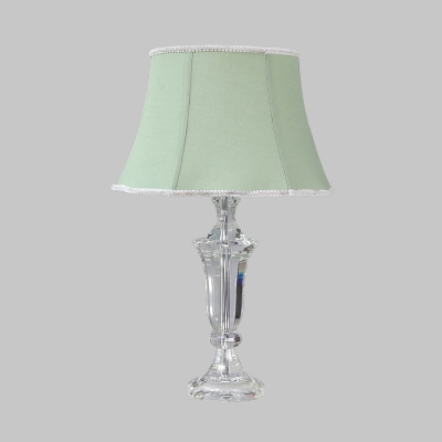 1 Head Table Lamp Simple Living Room Nightstand Light with Urn K9 Crystal in Green