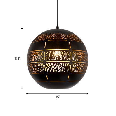 Sphere Pendant Light Art Deco 1 Head 10