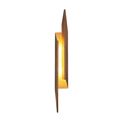 Wrapped Wall Lighting Modernism Metal 1 Head Brown Sconce Light Fixture for Living Room