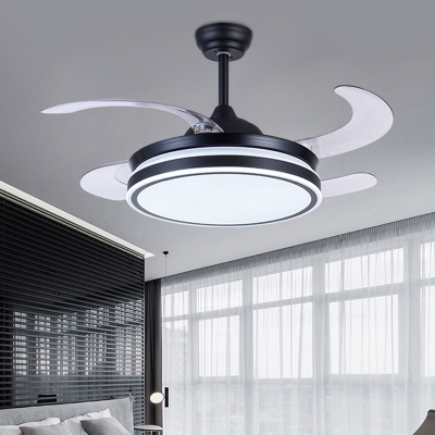Modern Drum Ceiling Fan Lamp 36