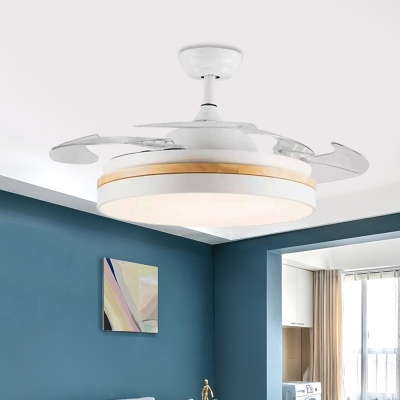 Contemporary Circle Pendant Fan Lamp 42