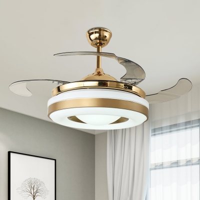 Contemporary Round Pendant Fan Light 42